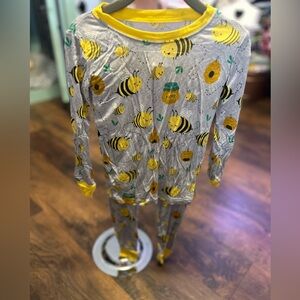 Little Sleepies Bee Print Pajama Set